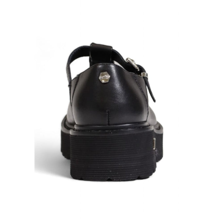 Cult Black Leather Platform