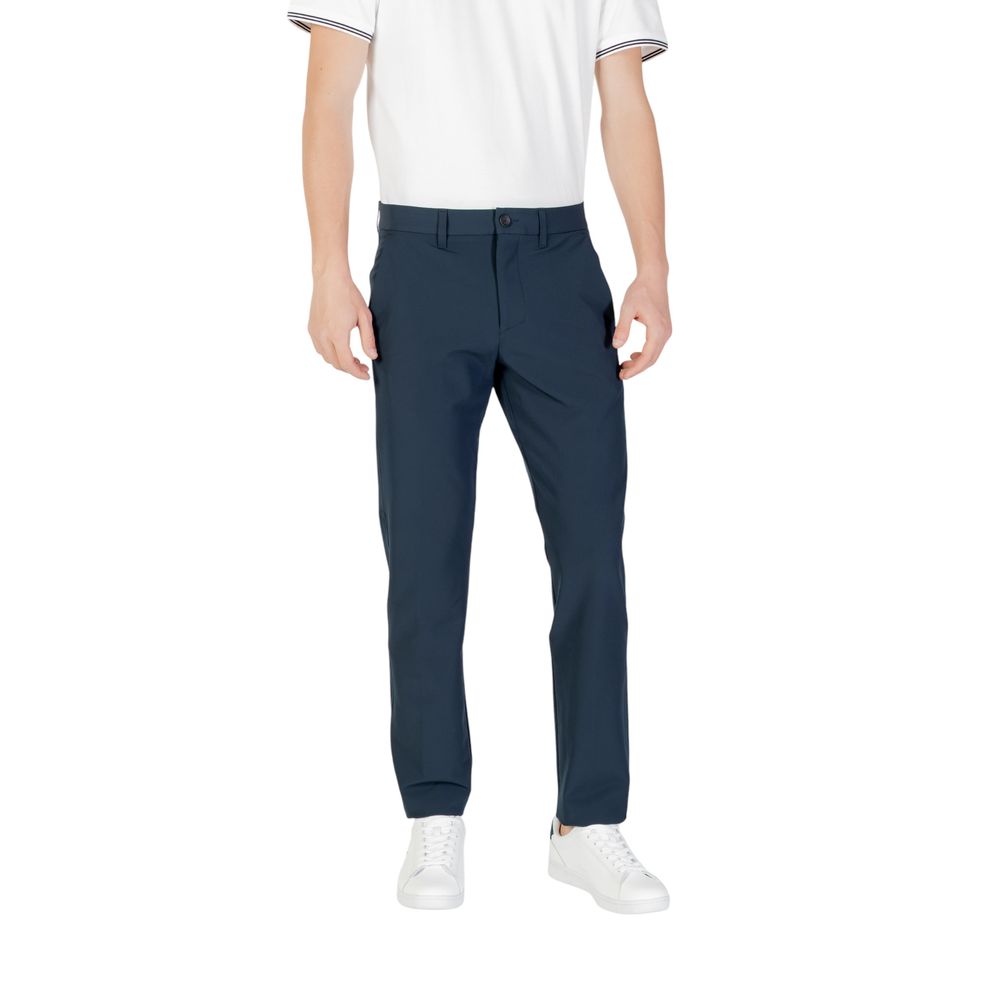 Hugo Boss Blue Polyester Skinny Pants by Hugo Boss outlet now on sale