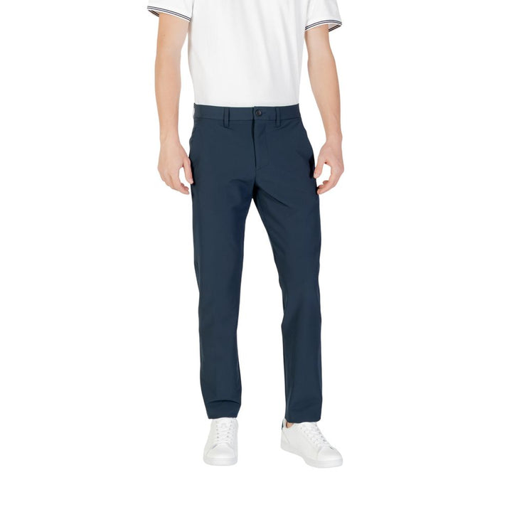 Hugo Boss Blue Polyester Skinny Pants by Hugo Boss outlet now on sale