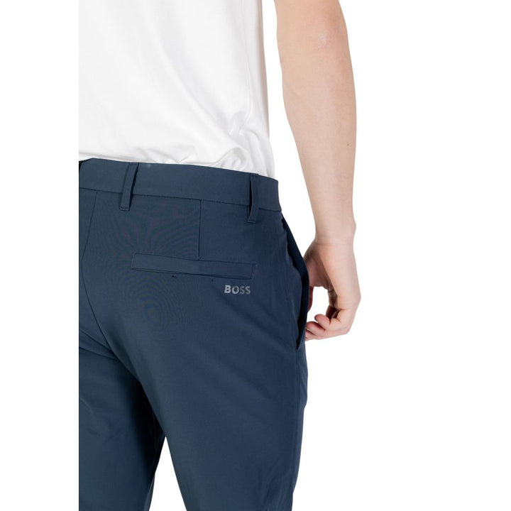 Hugo Boss Blue Polyester Skinny Pants by Hugo Boss outlet now on sale