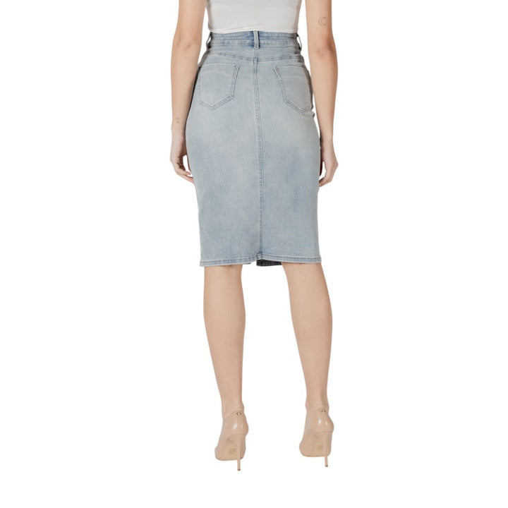 Morgan De Toi Blue Cotton Long