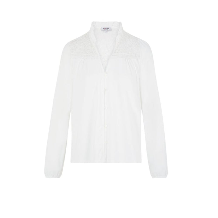 Morgan De Toi White Polyester Shirt