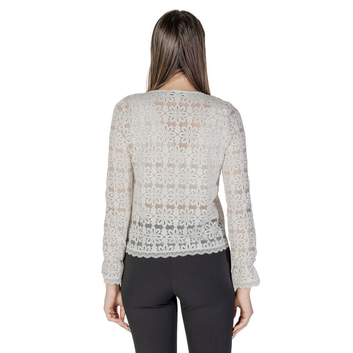 Morgan De Toi Cream Polyamide Long Sleeve