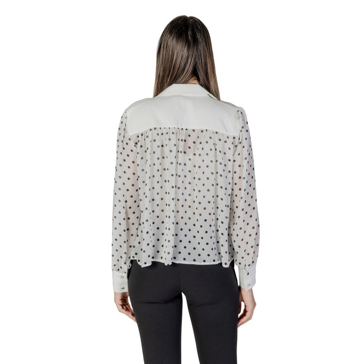Morgan De Toi White Polyester Blouse