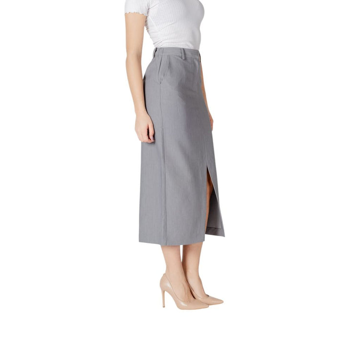 ICHI Gray Polyester Long