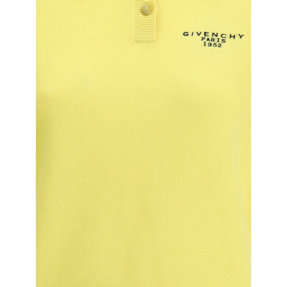Givenchy Bicolor Wool Polo Shirt by Givenchy outlet now on sale
