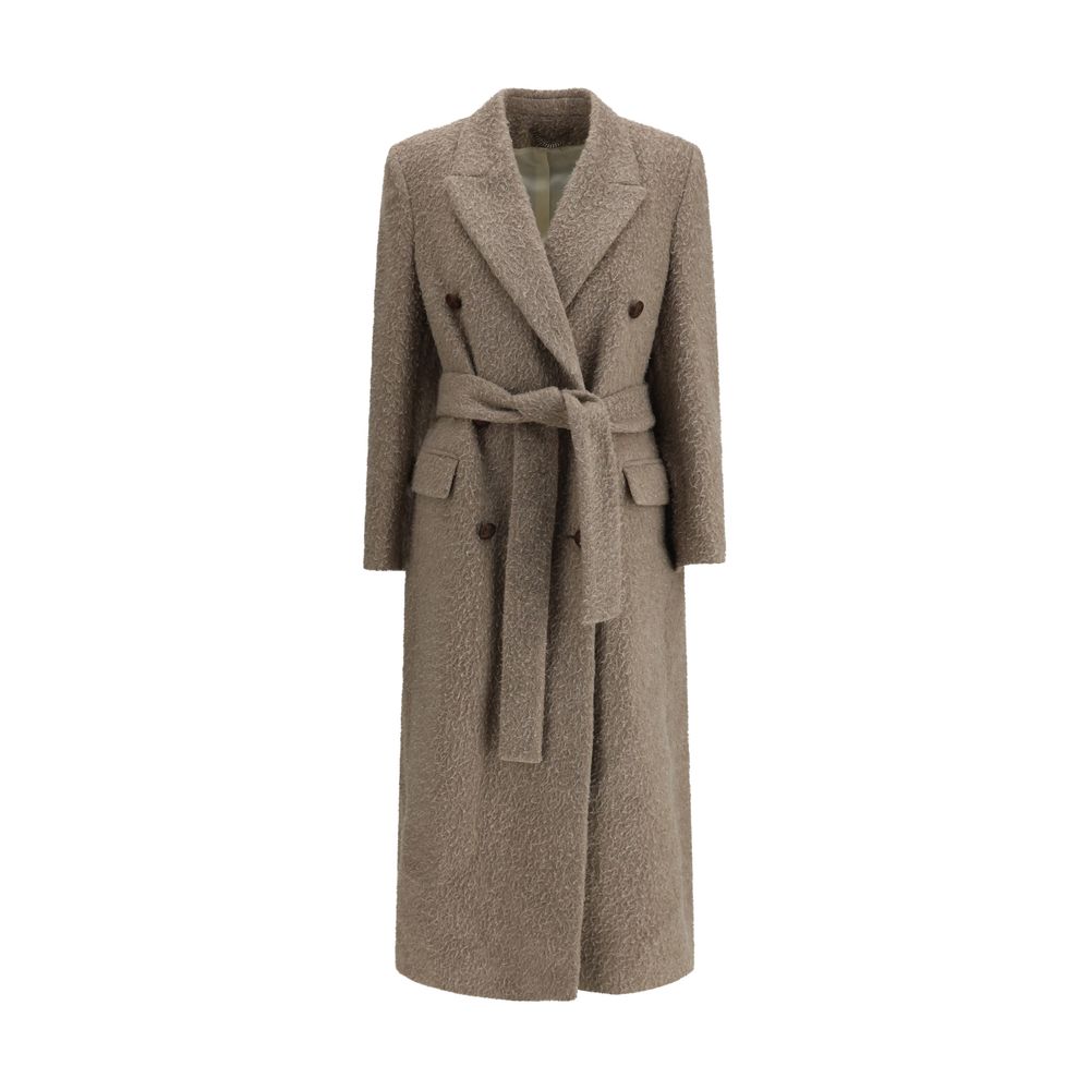 Golden Goose Beige Fleece Wool Coat by Golden Goose outlet now on sale