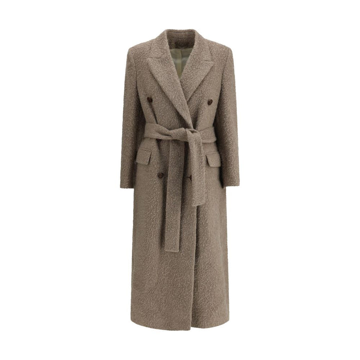 Golden Goose Beige Fleece Wool Coat by Golden Goose outlet now on sale