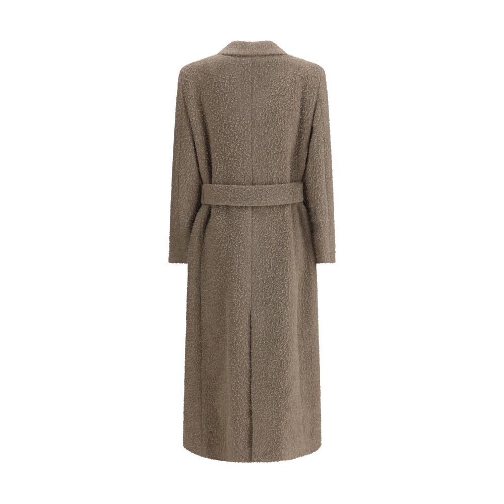 Golden Goose Beige Fleece Wool Coat by Golden Goose outlet now on sale