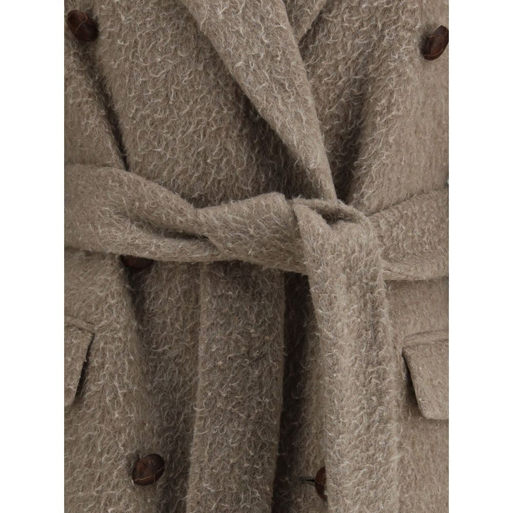 Golden Goose Beige Fleece Wool Coat by Golden Goose outlet now on sale