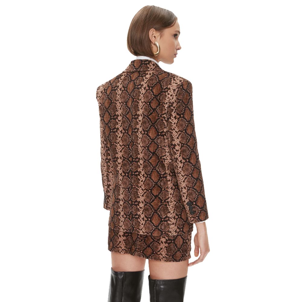 PINKO Brown Cotton Suits & Blazer