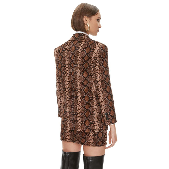 PINKO Brown Cotton Suits & Blazer