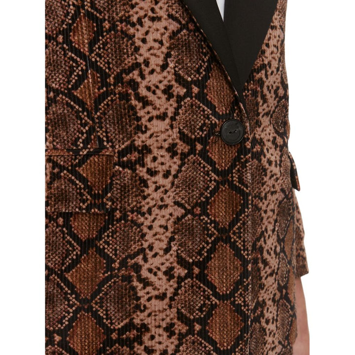 PINKO Brown Cotton Suits & Blazer