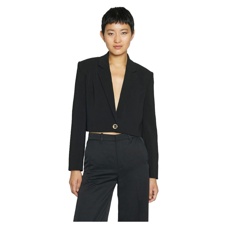 PINKO Black Polyester Suits & Blazer