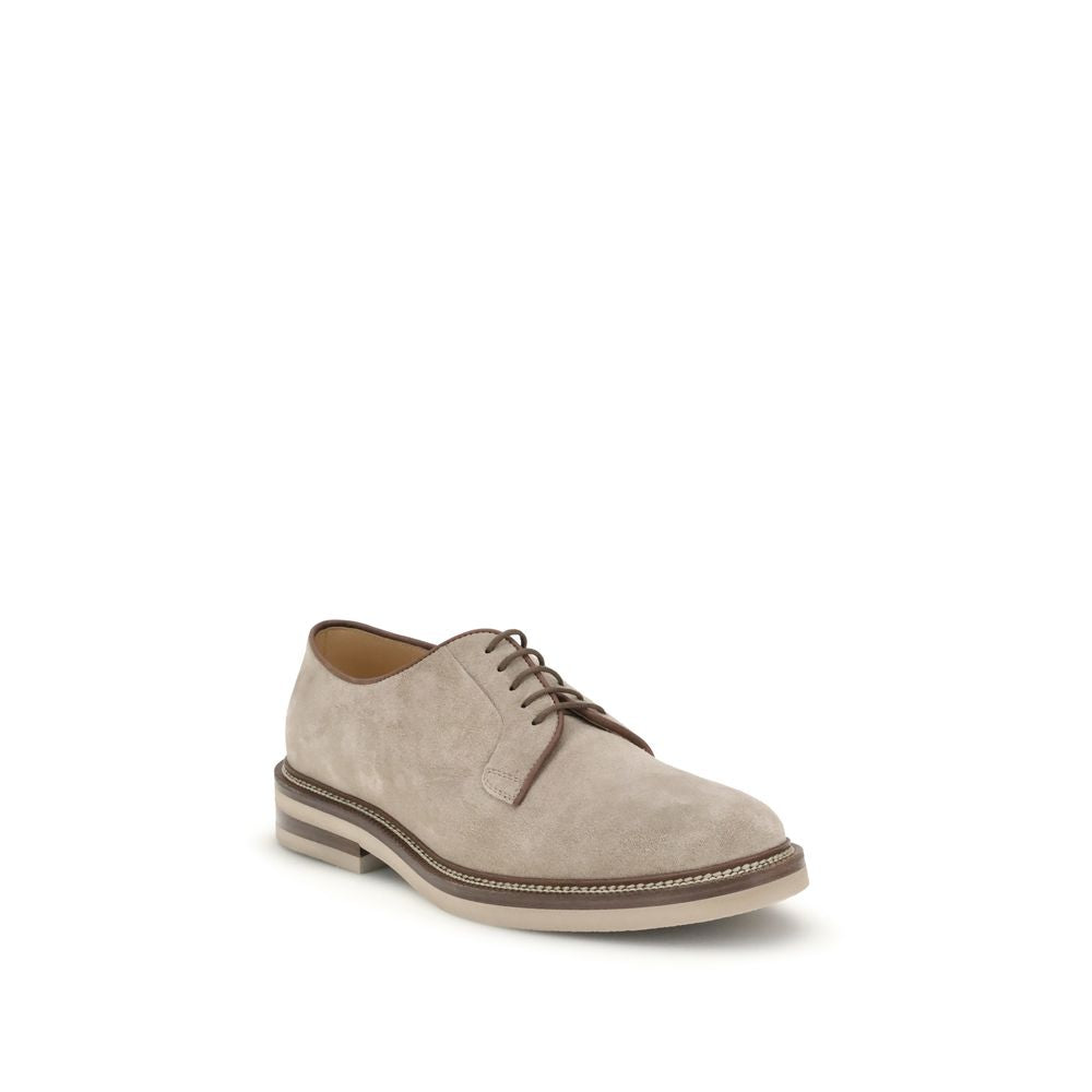 Brunello Cucinelli Suede Derby lace-up Shoes