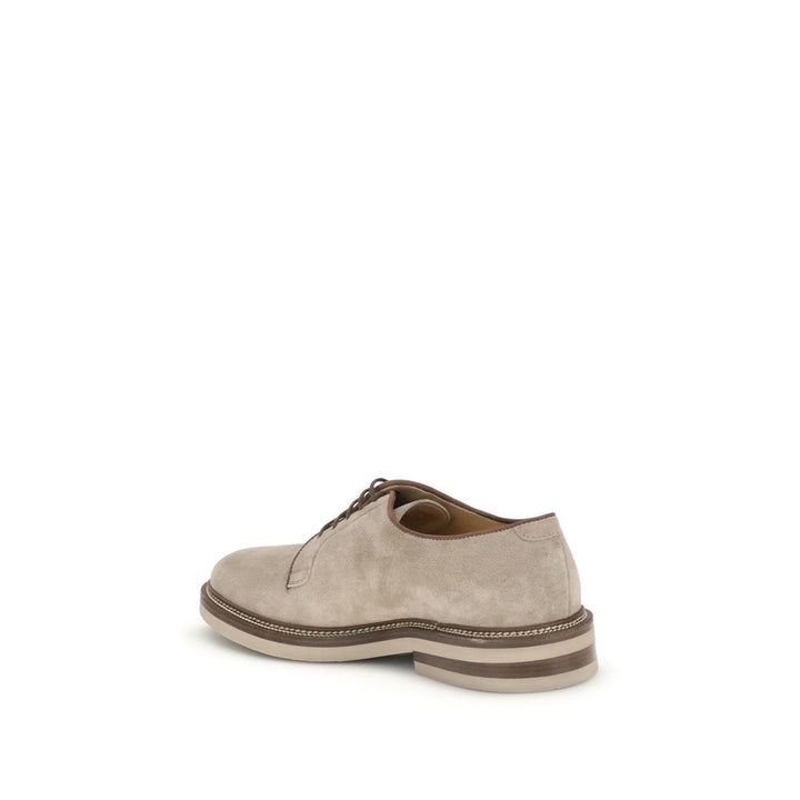 Brunello Cucinelli Suede Derby lace-up Shoes