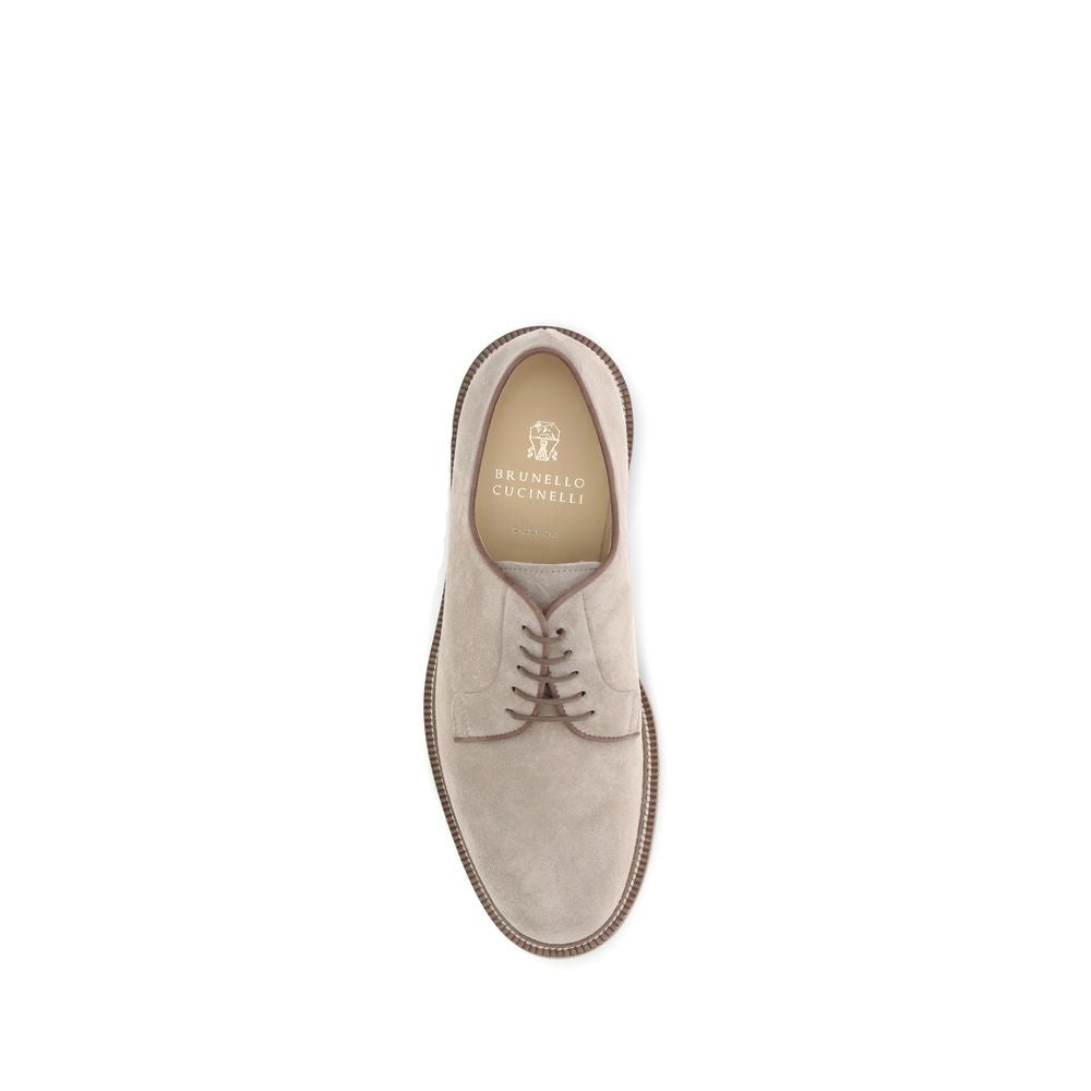Brunello Cucinelli Suede Derby lace-up Shoes