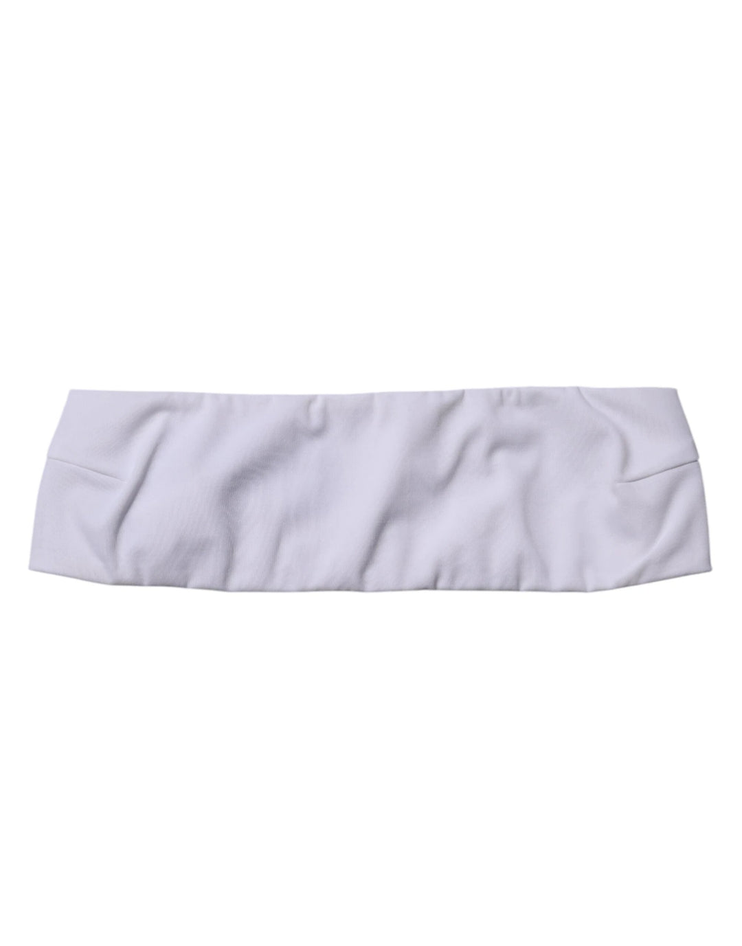 Dolce &amp; Gabbana White Nylon Blend Bandeau Strapless Tube Top by Dolce &amp; Gabbana outlet now on sale