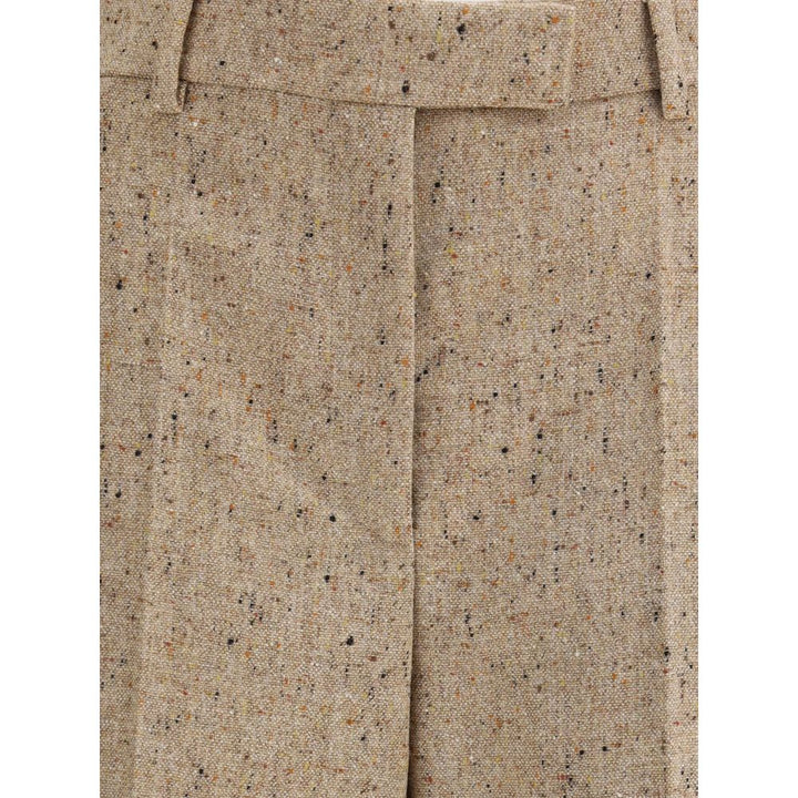Valentino Palazzo Trousers in Bottonato Natté
