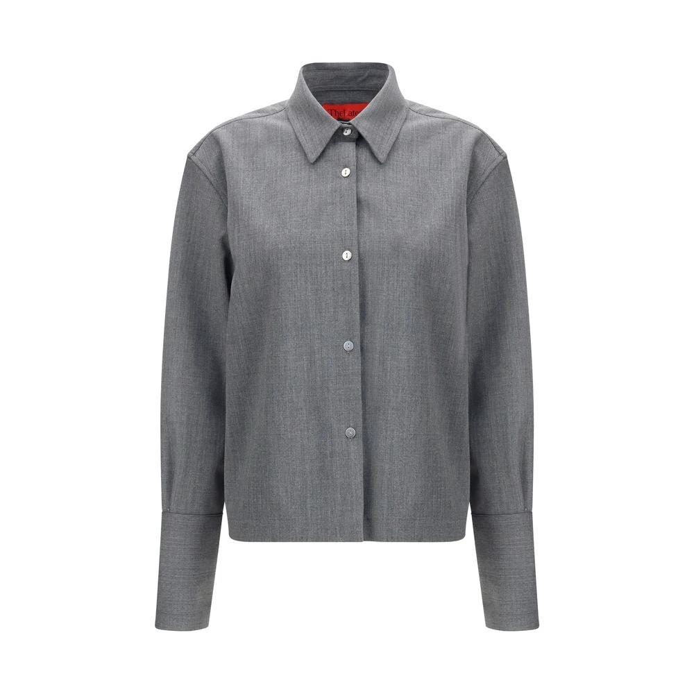 The Latest Sample Sale The Latest Gray Denim Shirt - | Designer outlet