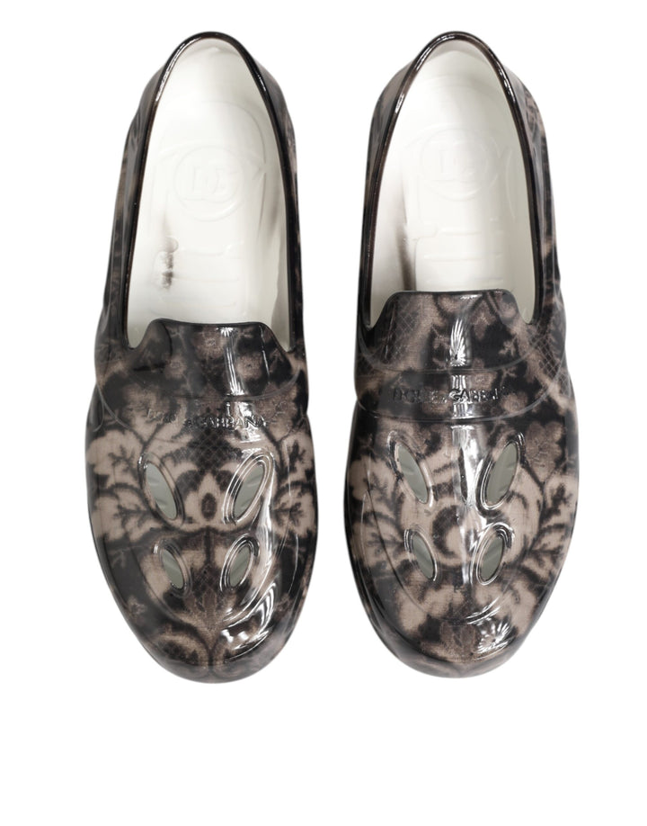 Dolce & Gabbana Multicolor Rubber Low Top Men Sneakers Shoes