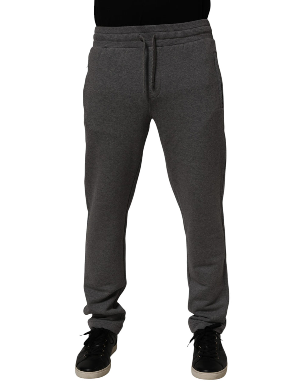 Dolce & Gabbana Gray Cotton Jogger Sweatpants Trouser Pants by Dolce & Gabbana outlet now on sale