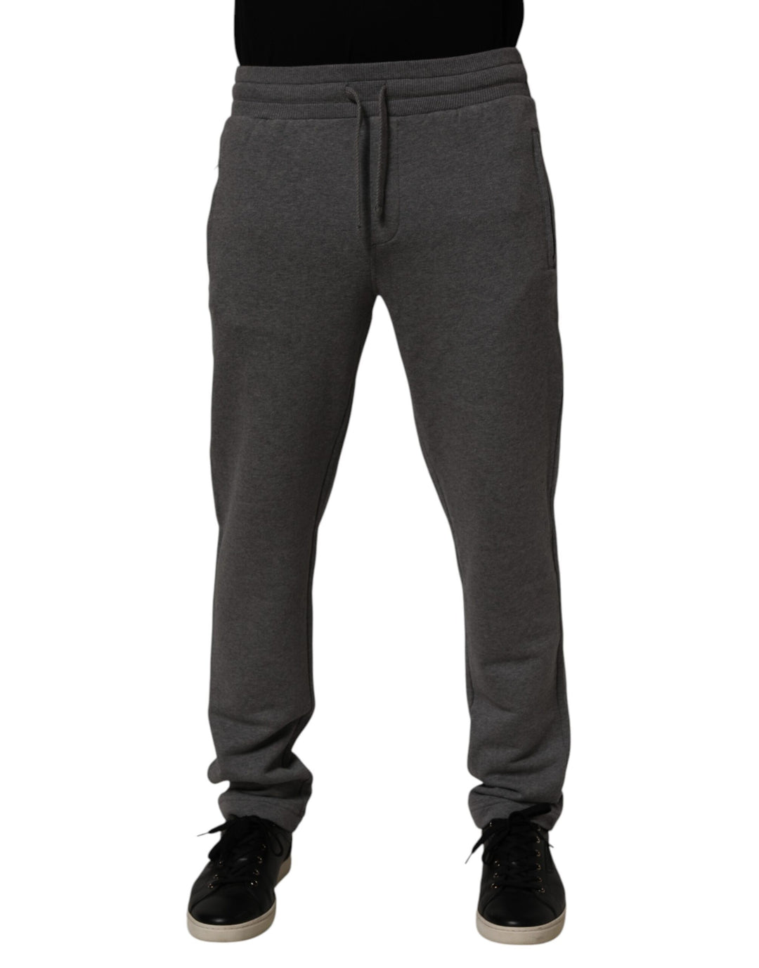 Dolce & Gabbana Gray Cotton Jogger Sweatpants Trouser Pants by Dolce & Gabbana outlet now on sale