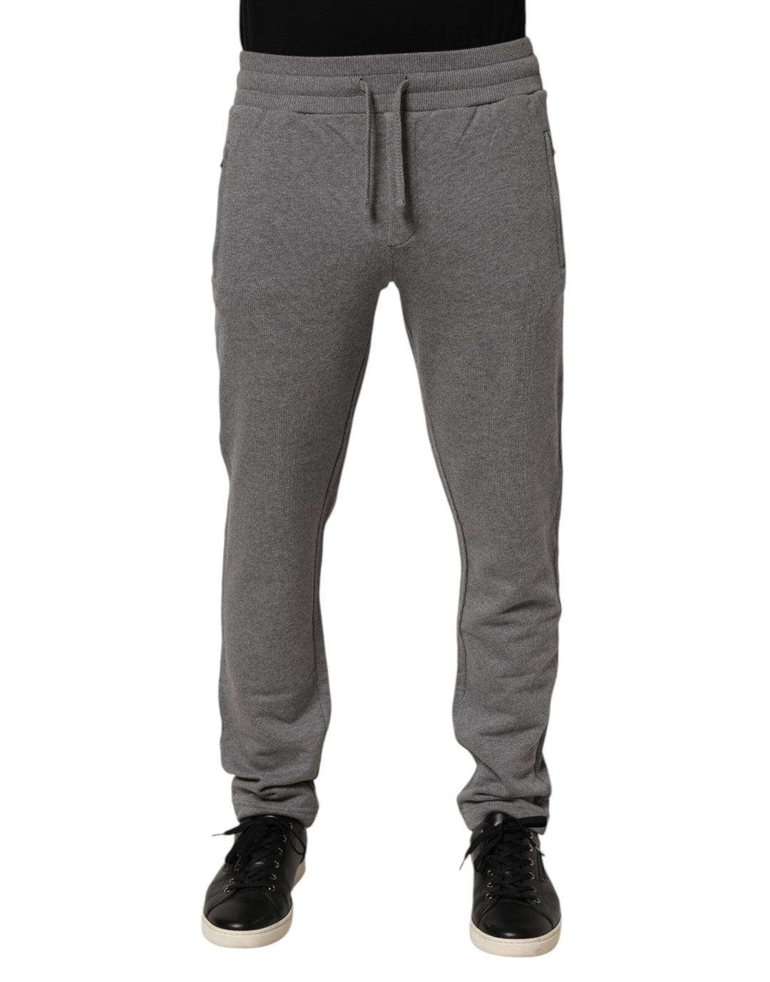 Dolce &amp; Gabbana Cotton Jogger Sweatpants Trouser Gray by Dolce &amp; Gabbana outlet now on sale