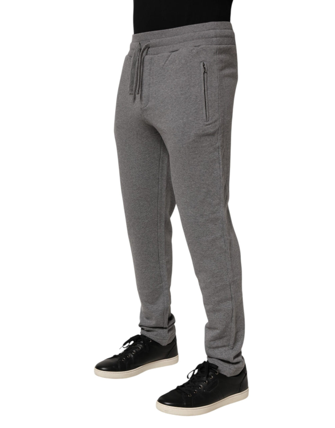 Dolce &amp; Gabbana Cotton Jogger Sweatpants Trouser Gray by Dolce &amp; Gabbana outlet now on sale