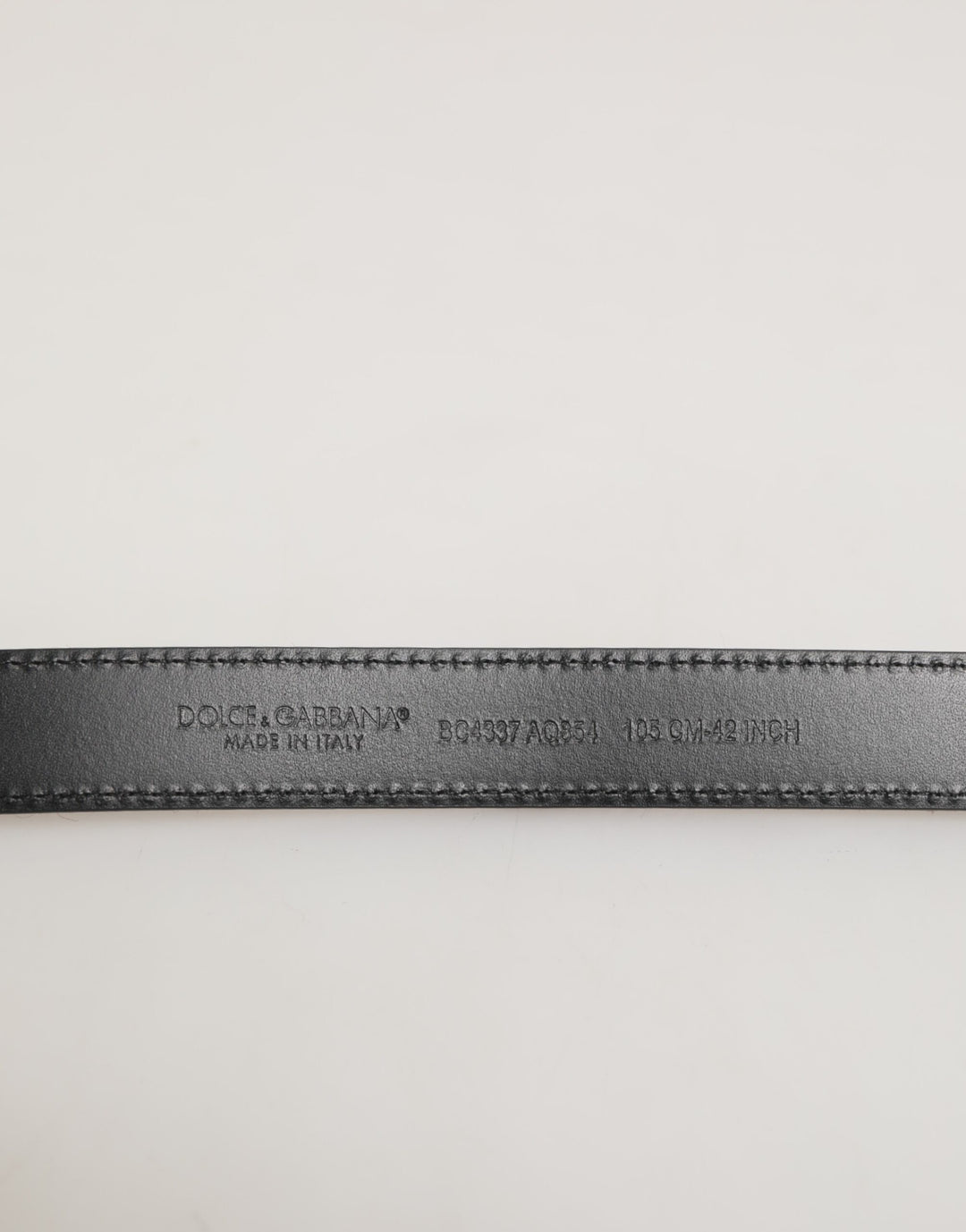 Dolce &amp; Gabbana Sample Sale Dolce &amp; Gabbana Red Black Pony Leather Metal Buckle Men Belt - | Designer outlet