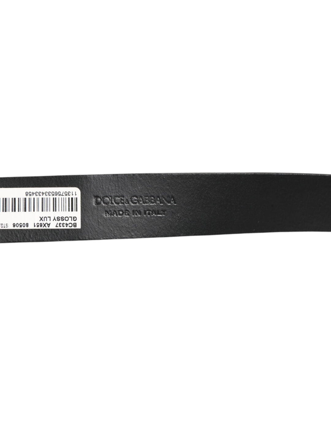Dolce &amp; Gabbana Sample Sale Dolce &amp; Gabbana Brown Glossy Leather Classic Metal Buckle Belt - | Designer outlet