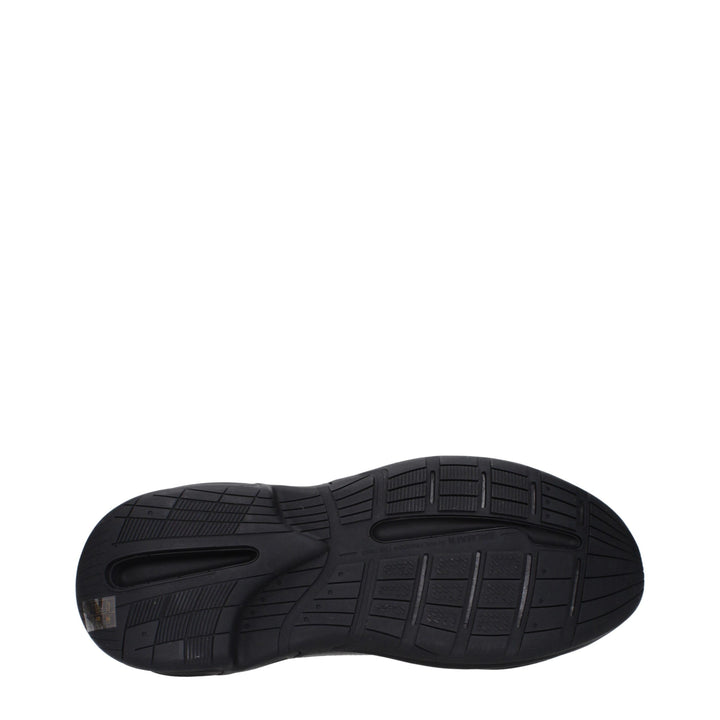 Balmain Black Leather Athletic Sneakers