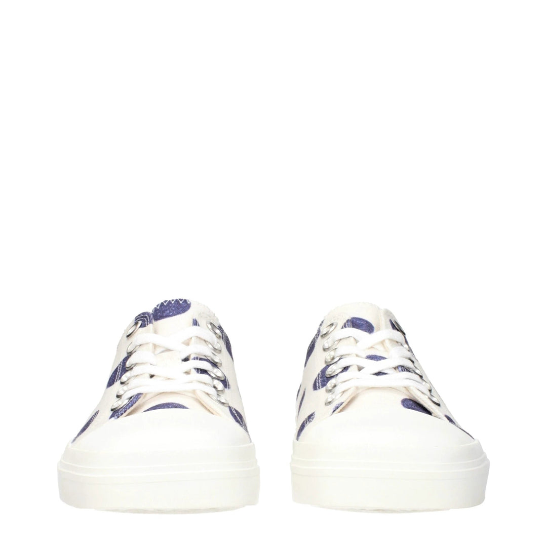 Moschino Sample Sale Moschino White Fabric Low Top Sneakers - | Designer outlet