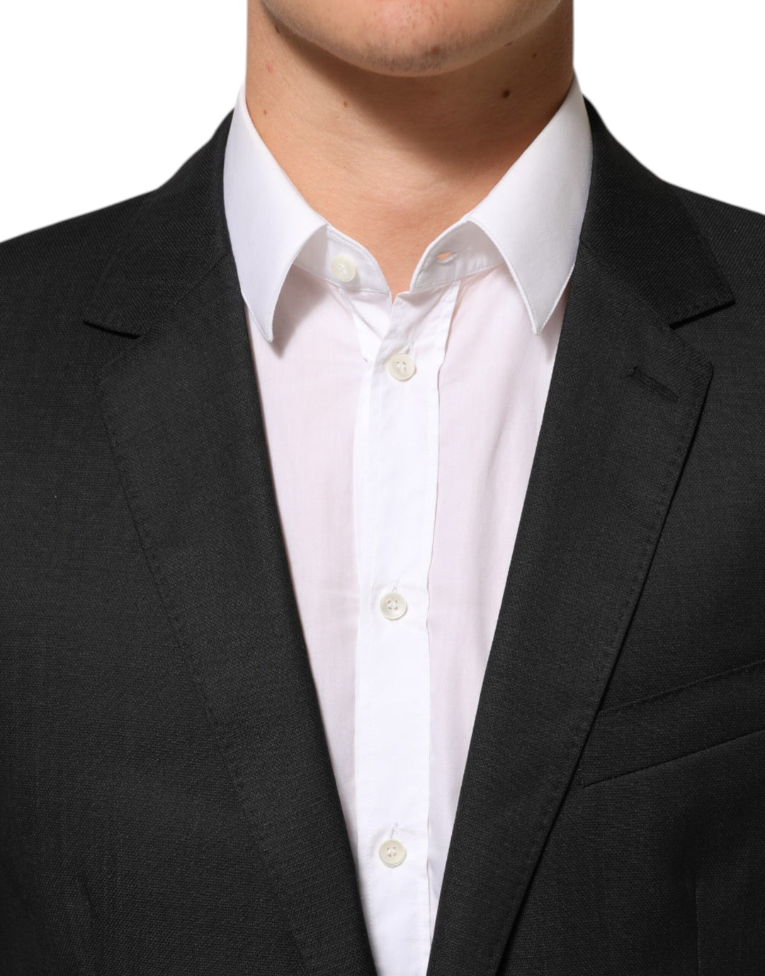 Dolce &amp; Gabbana Black Single Breasted Men Coat MARTINI Blazer by Dolce &amp; Gabbana outlet now on sale