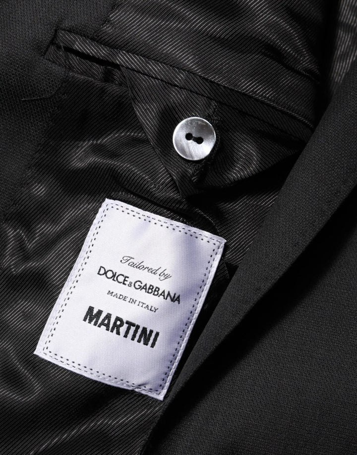 Dolce &amp; Gabbana Sample Sale | Dolce &amp; Gabbana Dark Gray Single Breasted Men Coat MARTINI Blazer - | Designer outlet