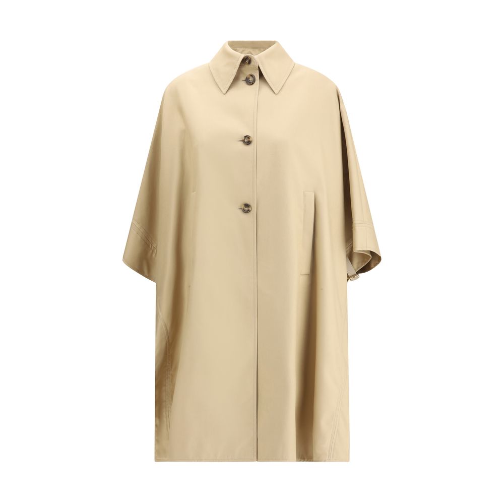 Max Mara Beige Cotton Coat by Max Mara outlet now on sale