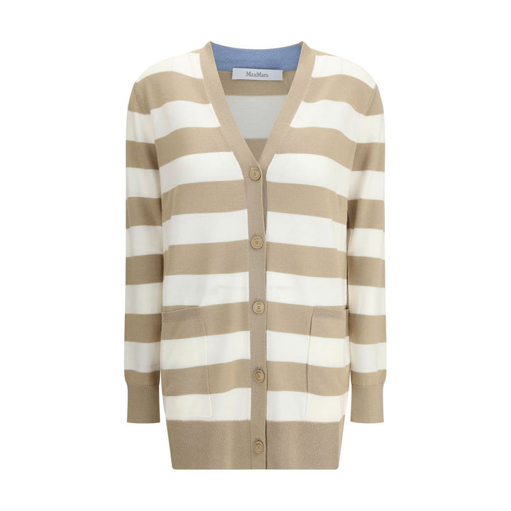 Max Mara Multicolor Fleece Wool Cardigan by Max Mara outlet now on sale