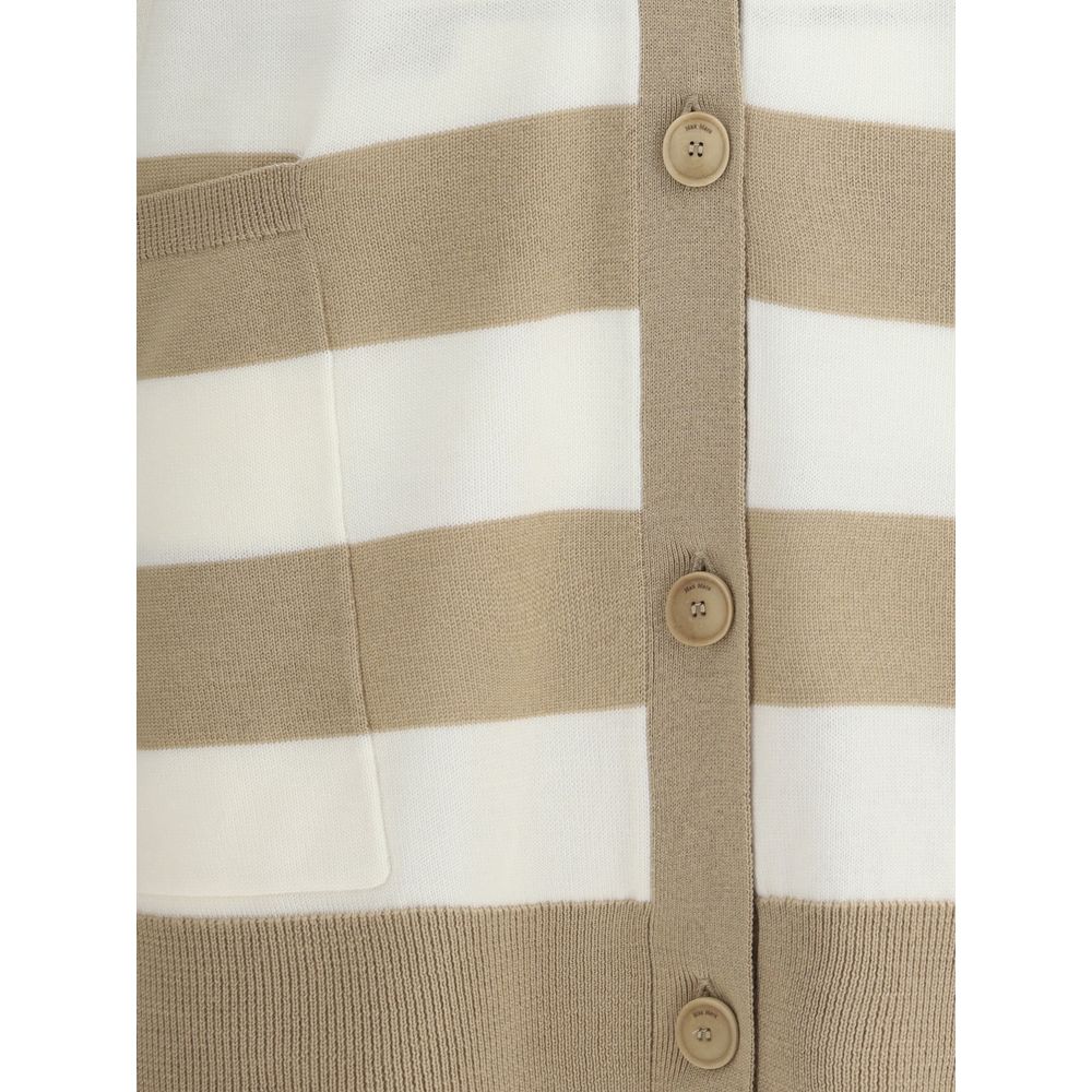 Max Mara Multicolor Fleece Wool Cardigan by Max Mara outlet now on sale