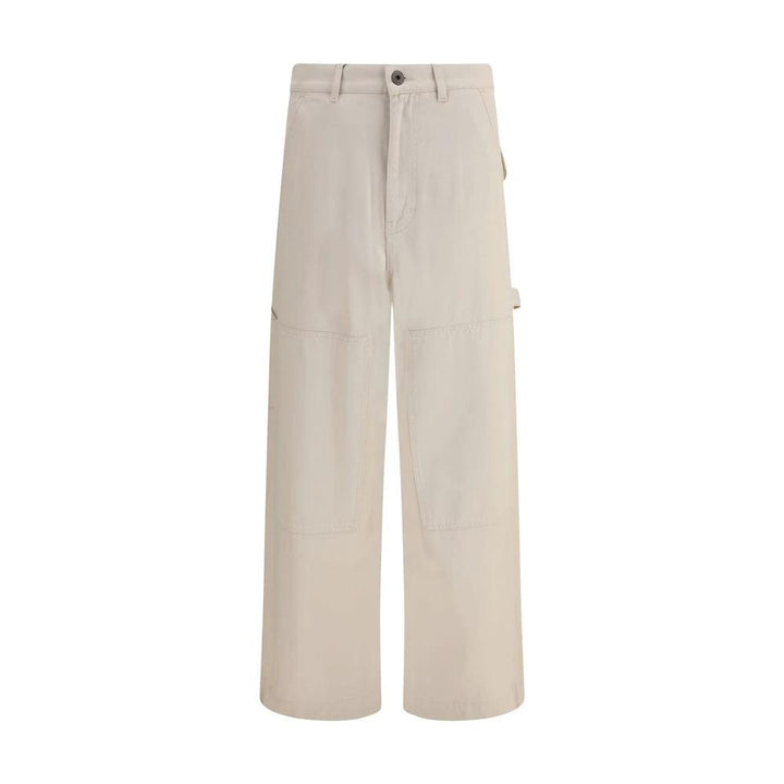 Max Mara Beige Cotton Cargo Pants