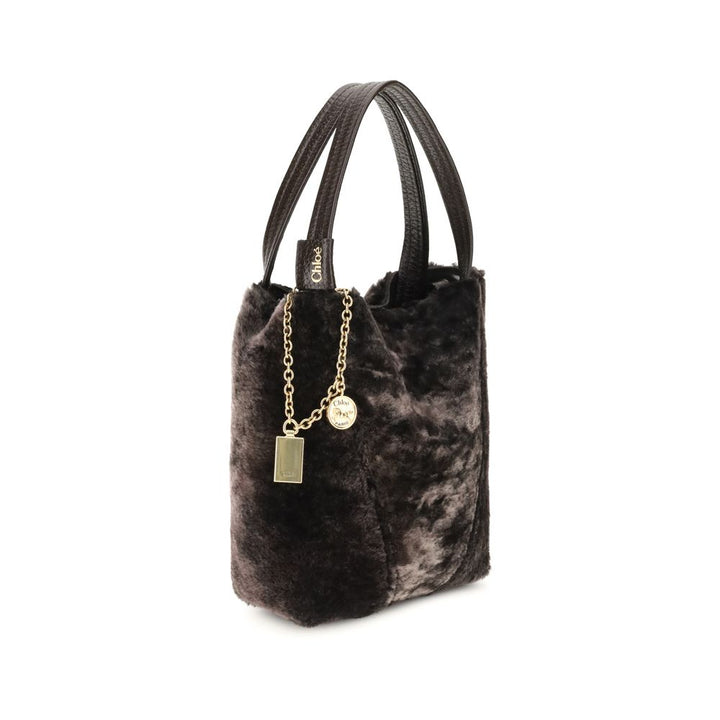 Chloé Shearling Spin Tote Bag