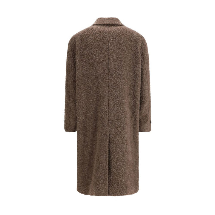 Golden Goose Brown Viscose Coat by Golden Goose outlet now on sale