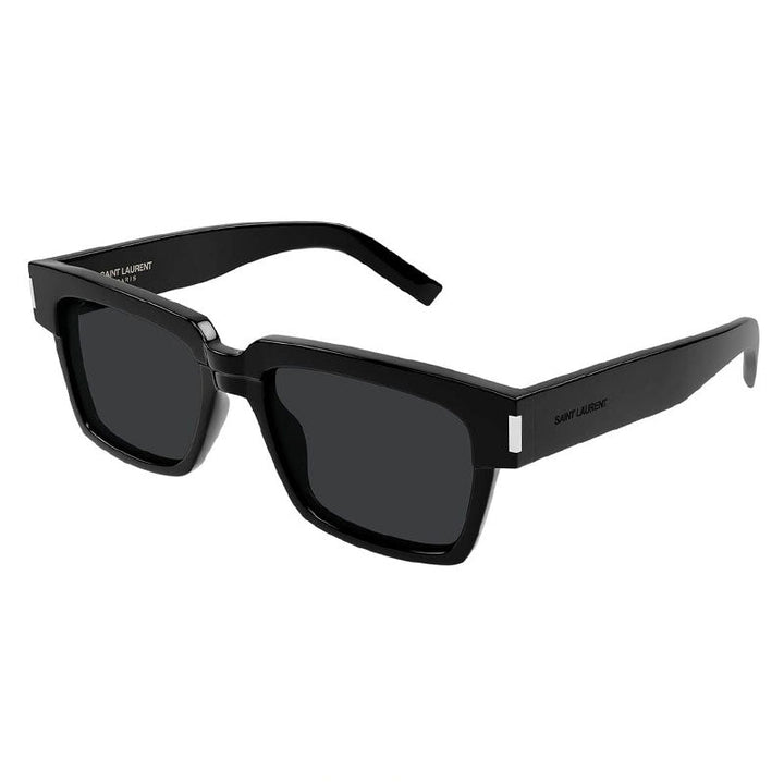 Saint Laurent Sunglasses Square Full Rim, Black Frame and Black Lens SL732001