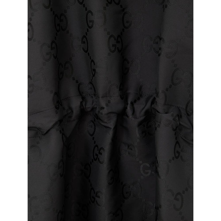 Gucci Black Polyester Trench Coat