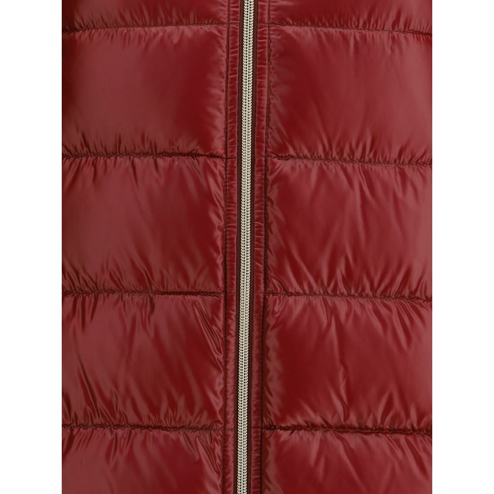 Herno Bordeaux Polyester Coat by Herno outlet now on sale