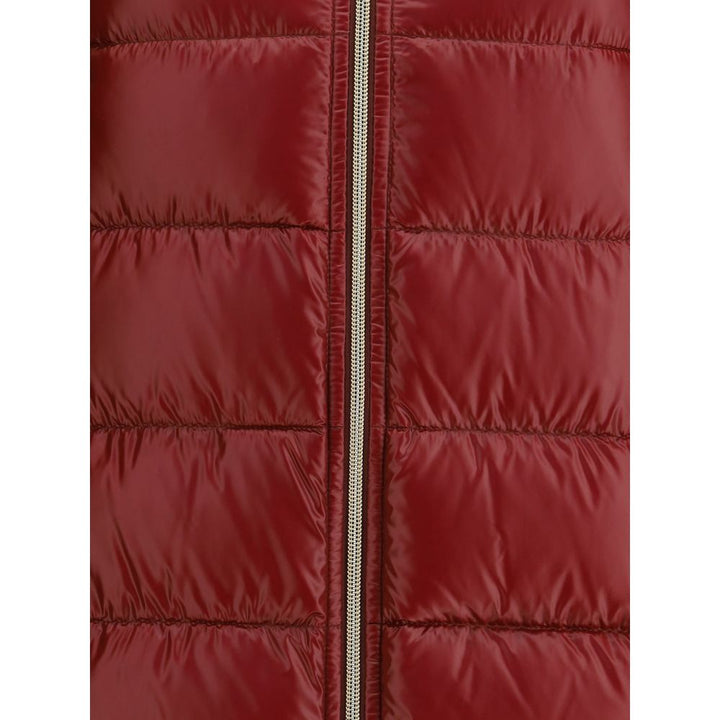Herno Bordeaux Polyester Coat by Herno outlet now on sale