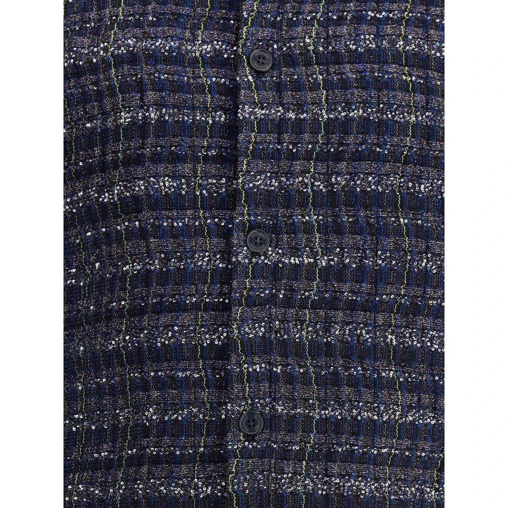 Missoni Blue Viscose Coat