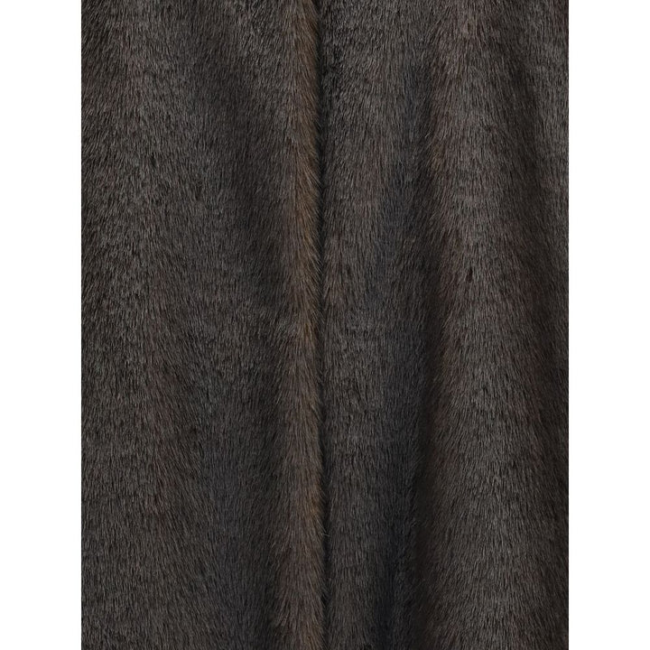 Loulou De Saison Brown Modacrylic Coat