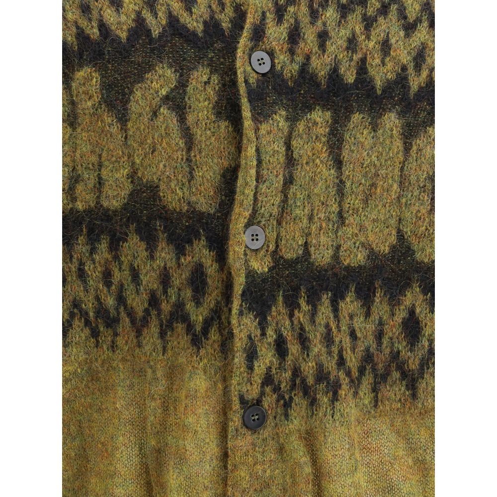Magliano Yellow Mohair Cardigan