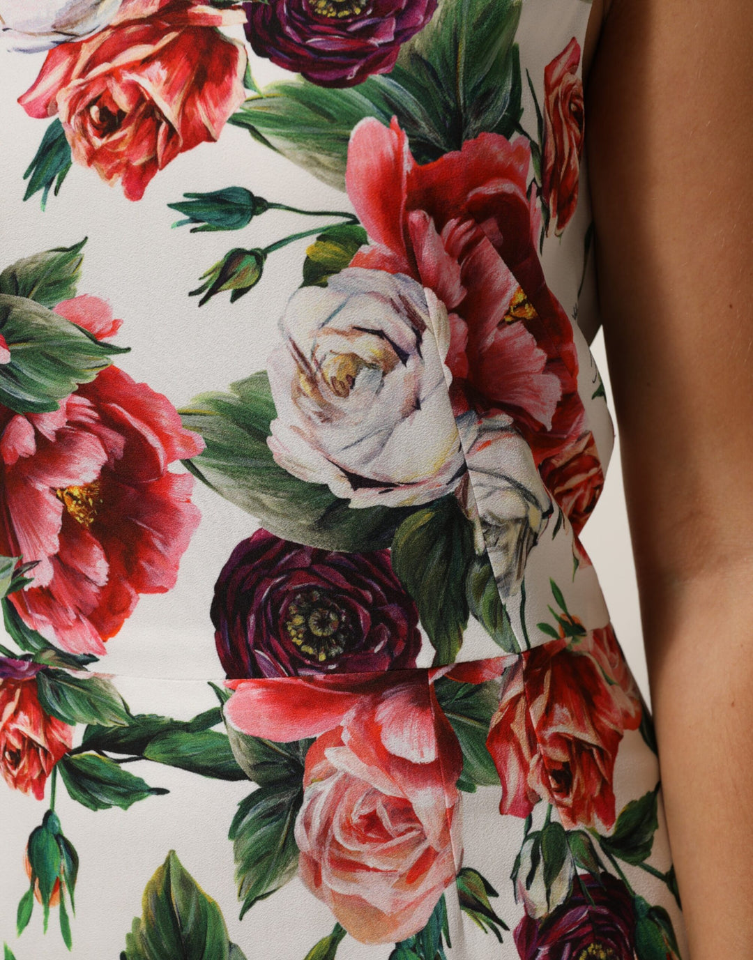 Dolce &amp; Gabbana Sample Sale Dolce &amp; Gabbana Multicolor Floral Print Viscose Sheath Dress - | Designer outlet