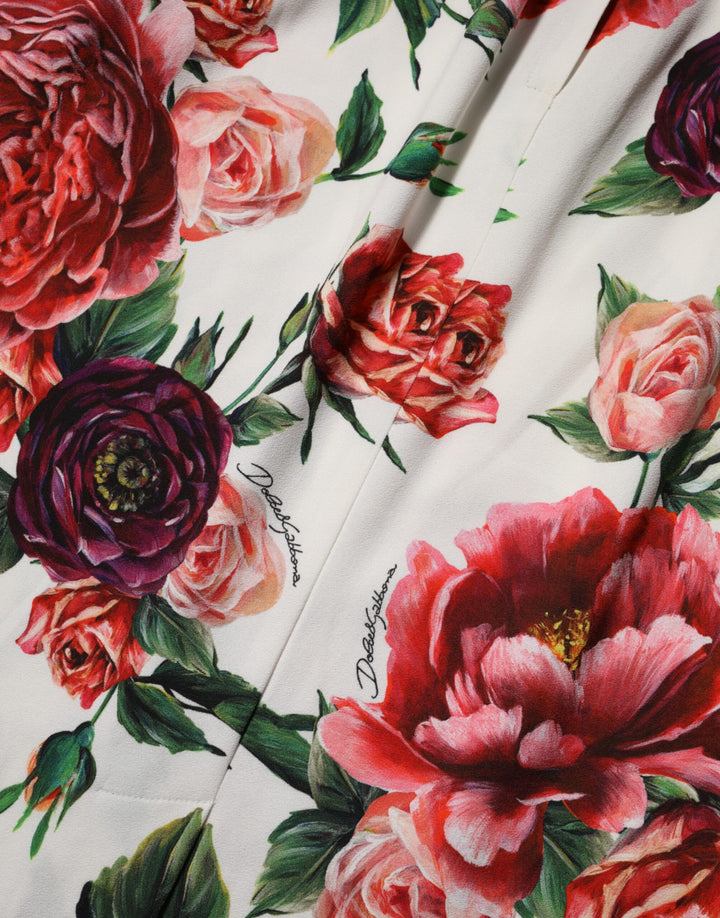 Dolce &amp; Gabbana Sample Sale Dolce &amp; Gabbana Multicolor Floral Print Viscose Sheath Dress - | Designer outlet